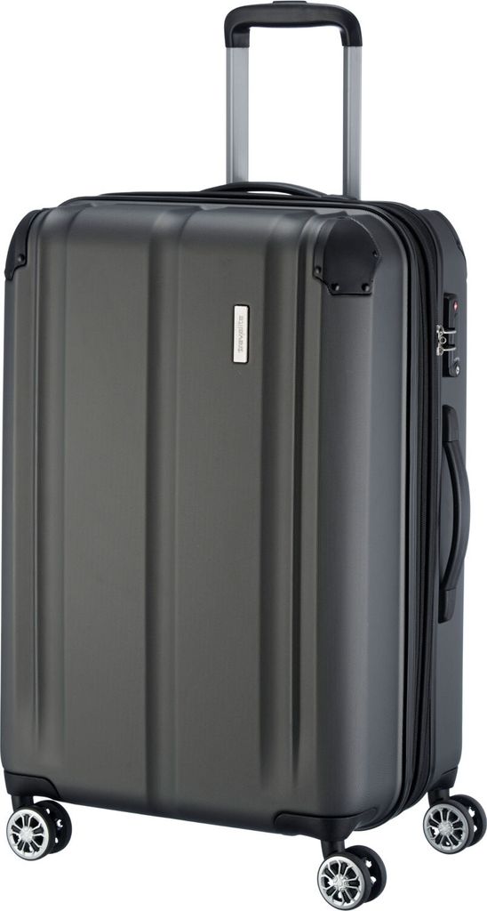 Travelite Cestovní kufr City 4w M Anthracite 78/86 l Obrázek produktu 