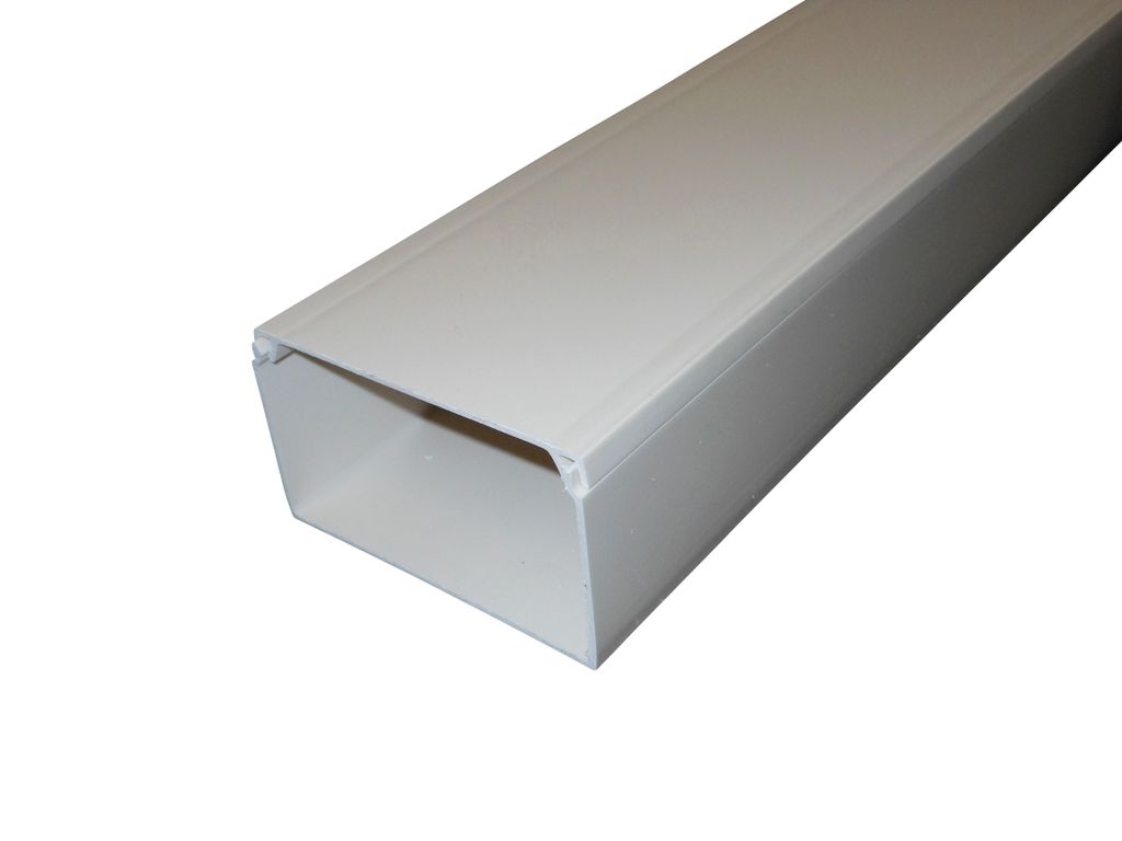 Kabelkanal weiß 100 x 60 mm Produktbild 