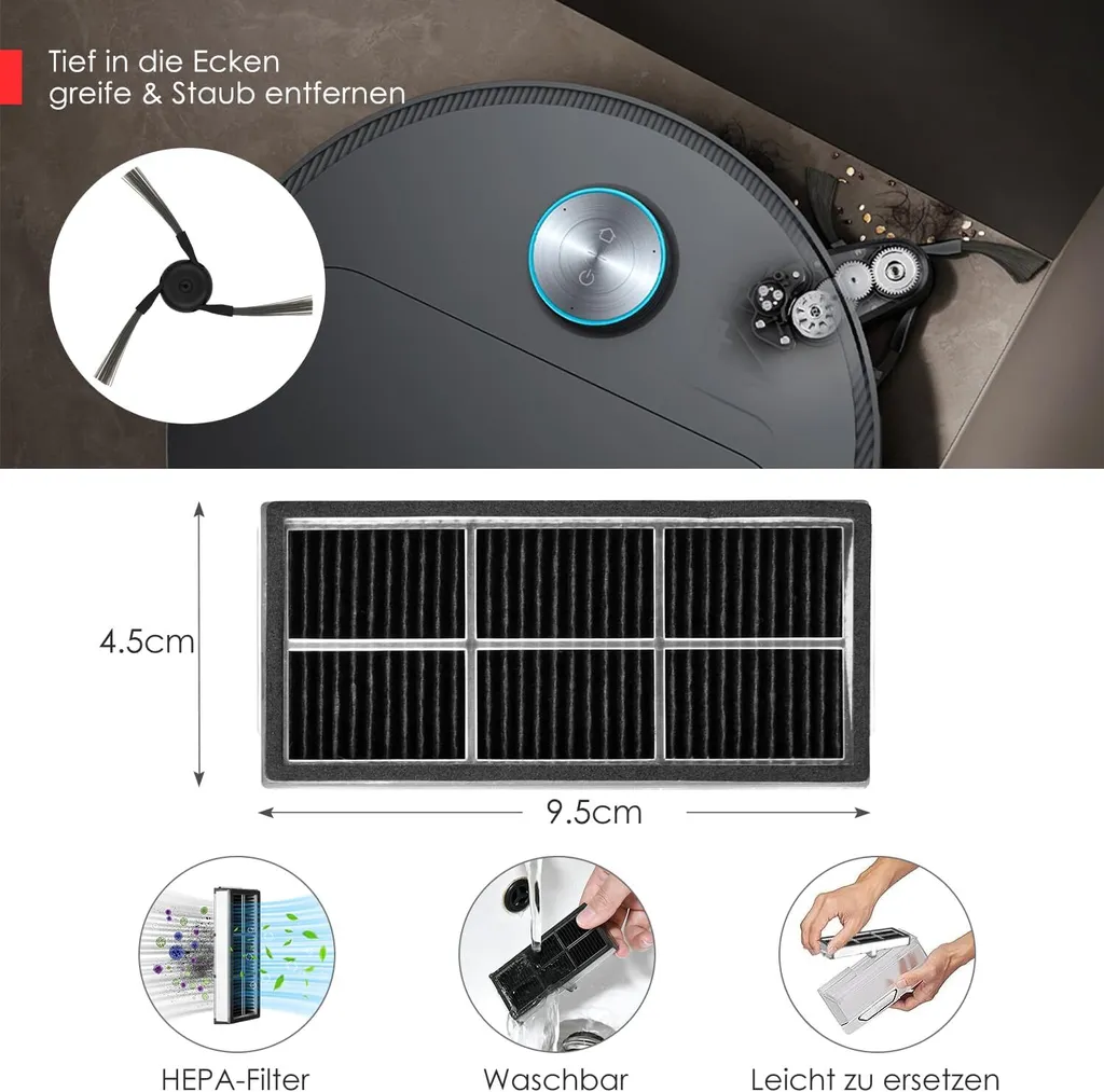 Pour Dreame X40 Ultra X40 Pro S30 Pro Ultra Pièces Accessoires Rouleau