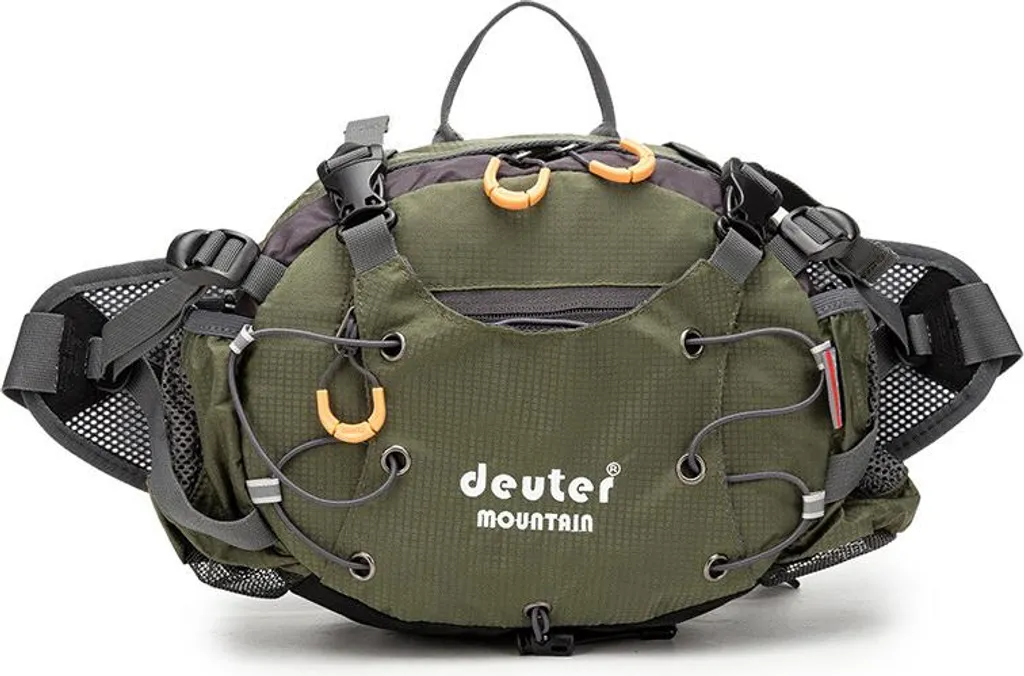 Marsupio Running Professionale Uomo: Cintura Sportiva in Nylon Climbing