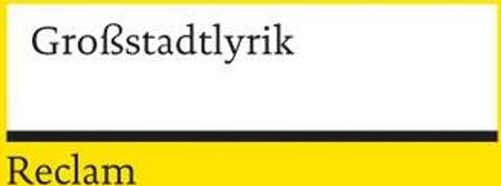 Großstadtlyrik