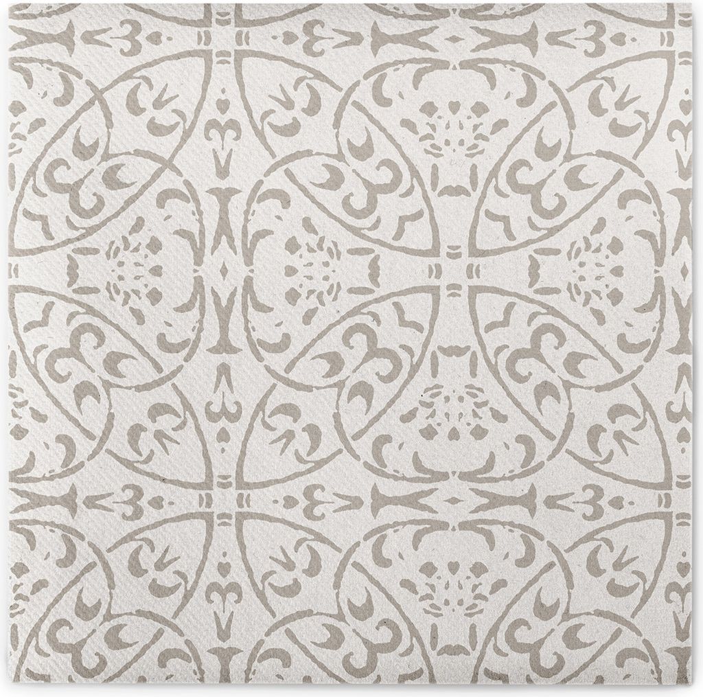 Airlaid Serviette Claudio in Hellgrau-Grau 40 x 40 cm, 50 Stück - Mank - Ornamente