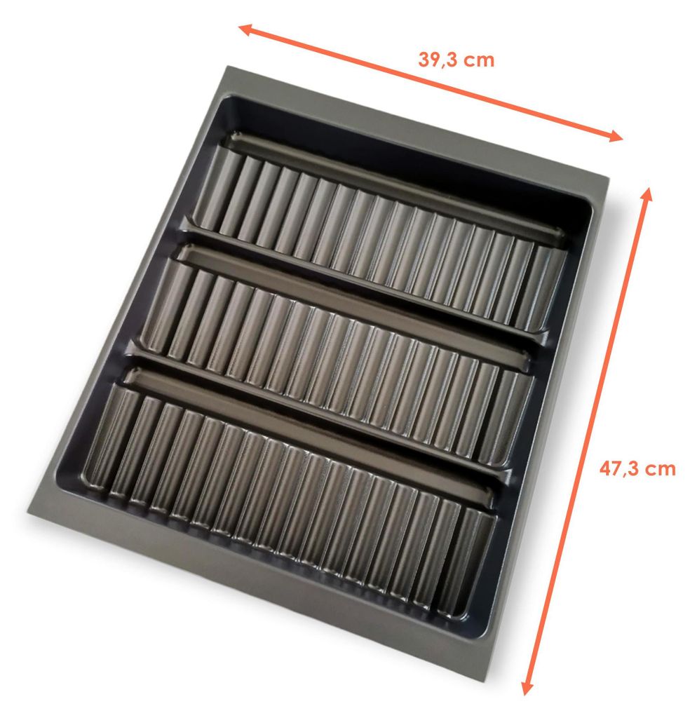 2.06 Inserto per spezie 500/50 grigio ardesia 870 Plastica Immagine del prodotto 