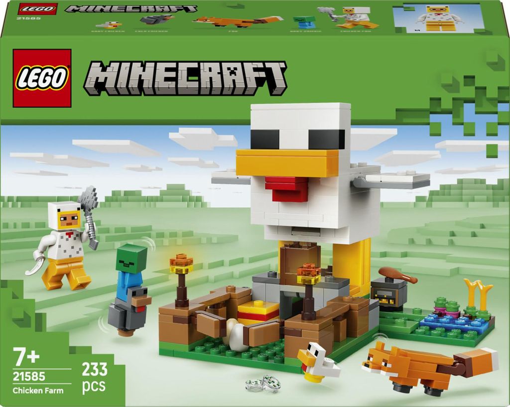 LEGO Minecraft Fattoria di Galline 21585 Set da Costruzione Immagine del prodotto 