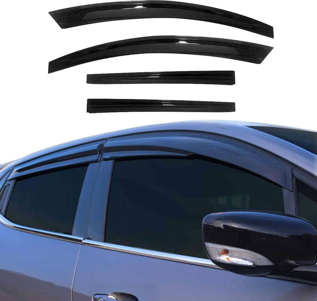 4x paravento parapioggia per Hyundai i20 2020-2025 acrilico Immagine del prodotto 