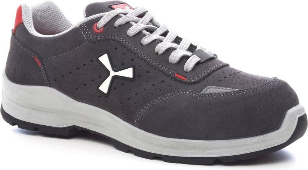 Sicherheitsschuhe S1 "GET FRESH LOW S1P-SUE" - Payper Stahlgrau 44,5