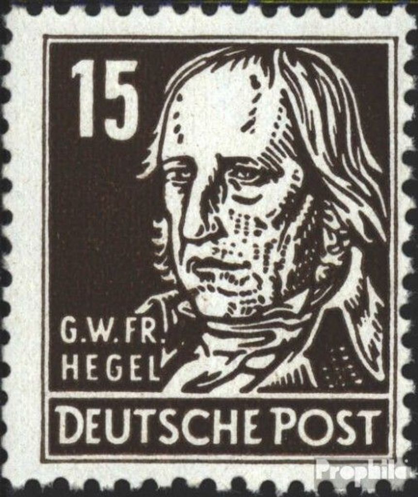 Briefmarken DDR 1952 Mi 331v X I , gestrichenes Papier postfrisch Persönlichkeiten