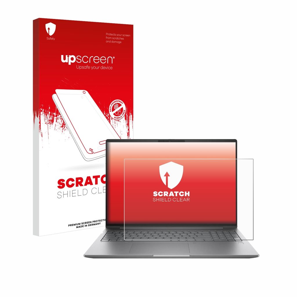 upscreen Schutzfolie für HP ZBook Power 16 G11 Displayschutz Displayschutzfolie Folie Klar Transparent