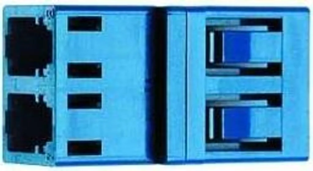 Coupleur LC-Duplex Snap à Alignement Précis Telegärtner Bleu 100007166