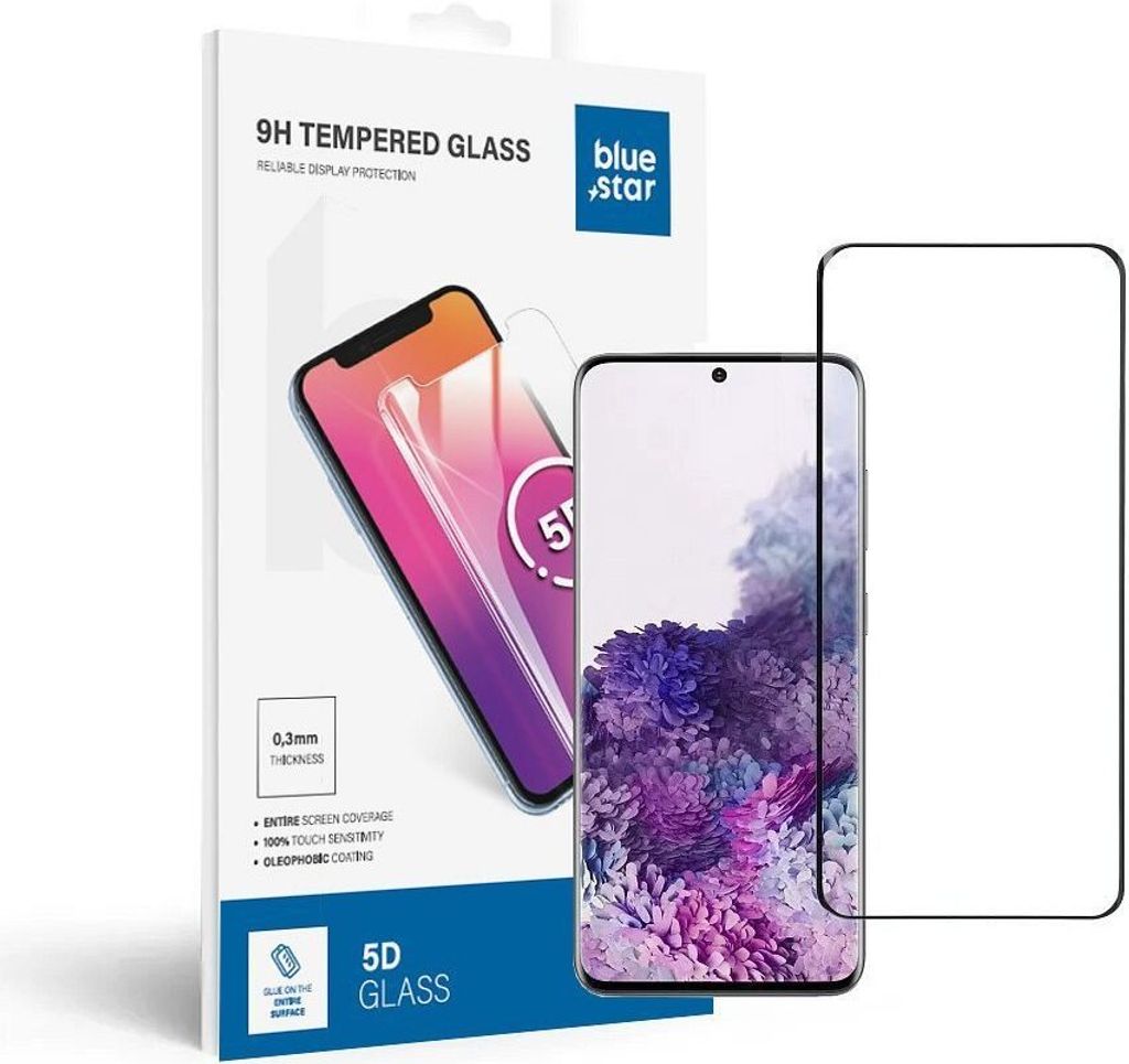 Panzerglas Blue Star 3D - SAM Galaxy S20 (full glue/case friendly) - schwarz