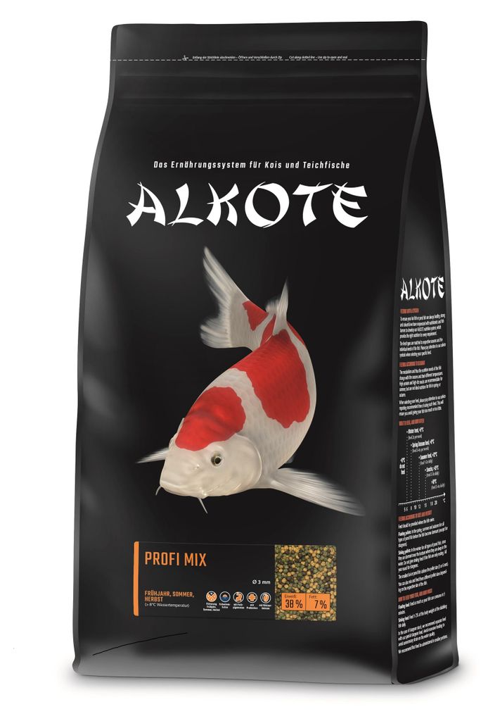 ALKOTE Profi Mix Koifutter | Ganzjahres Fischfutter gesunde Produktbild 
