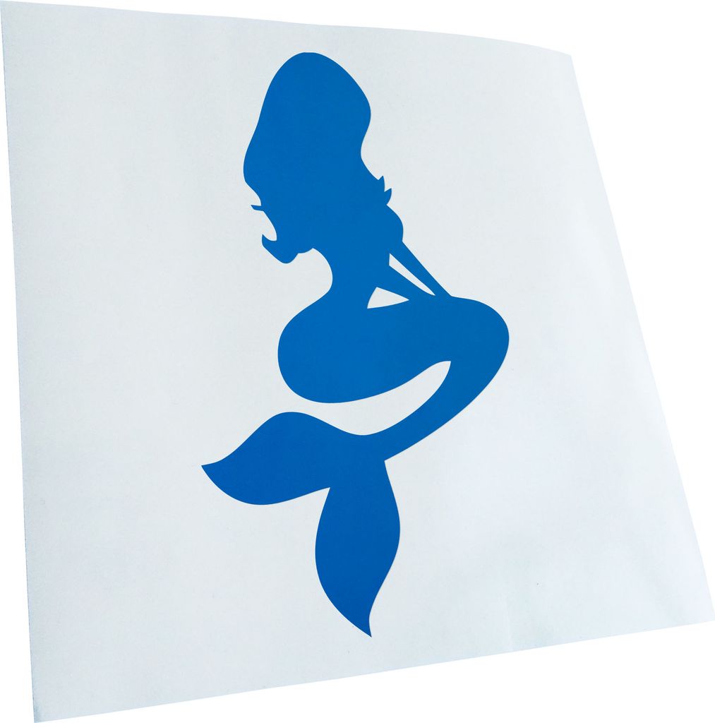 Kiwistar - Autoaufkleber - Meerjungfrau 2 - Seejungfrau Heckscheibe - Aufkleber für Auto Kfz Fahrrad, LKW, Truck Mofa