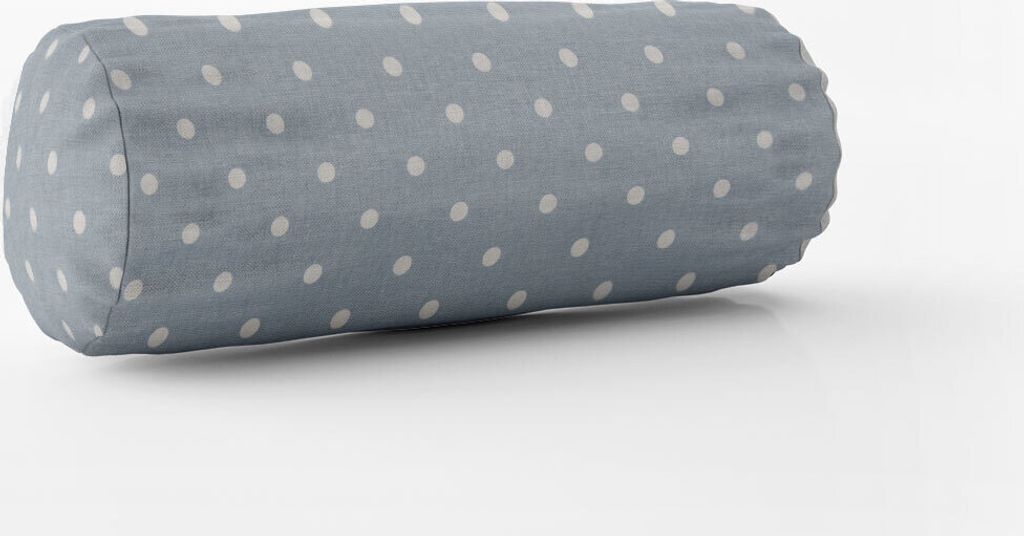 SCHÖNER LEBEN. Kissenhülle Full Stop Punkte blau weiß div. Größen Größe 15x40cm (ØxB) Nackenrolle 15x40cm (ØxB) Nackenrolle Größe
