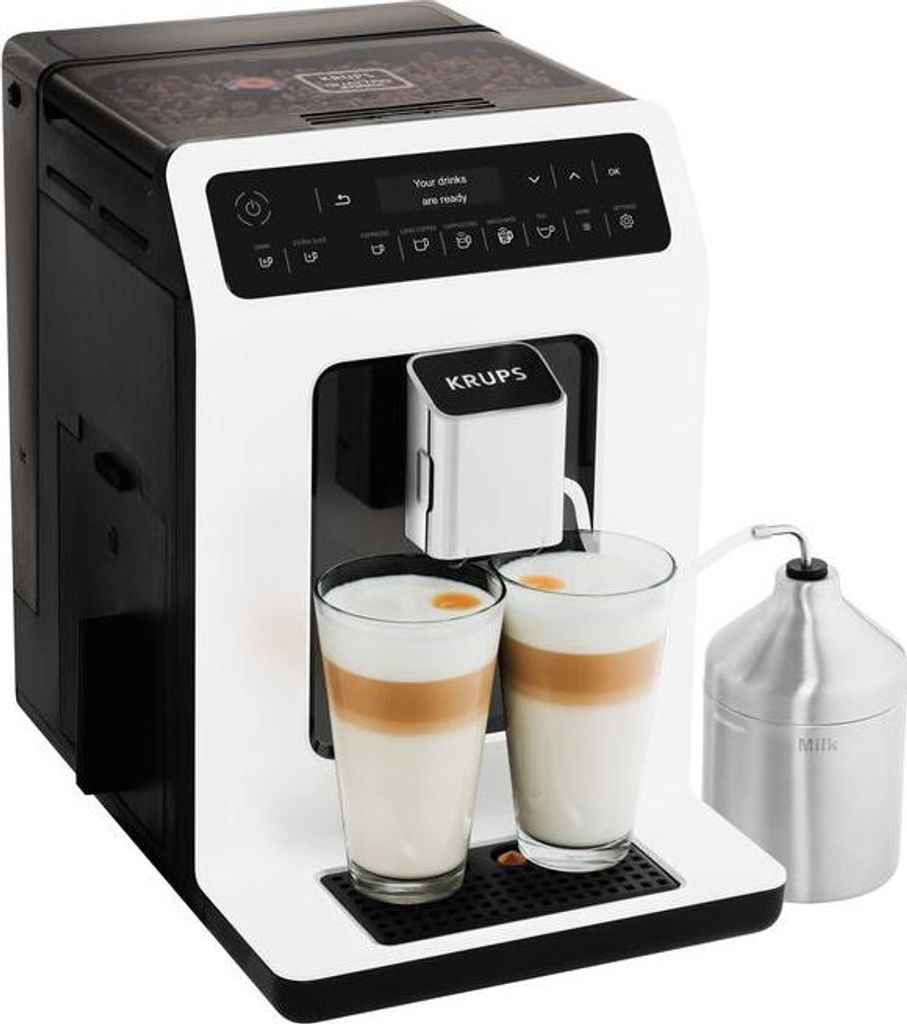 Krups EA891110 Superautomatische Kaffeemaschine Schwarz Weiß 1450 W 2,5 L 250 g