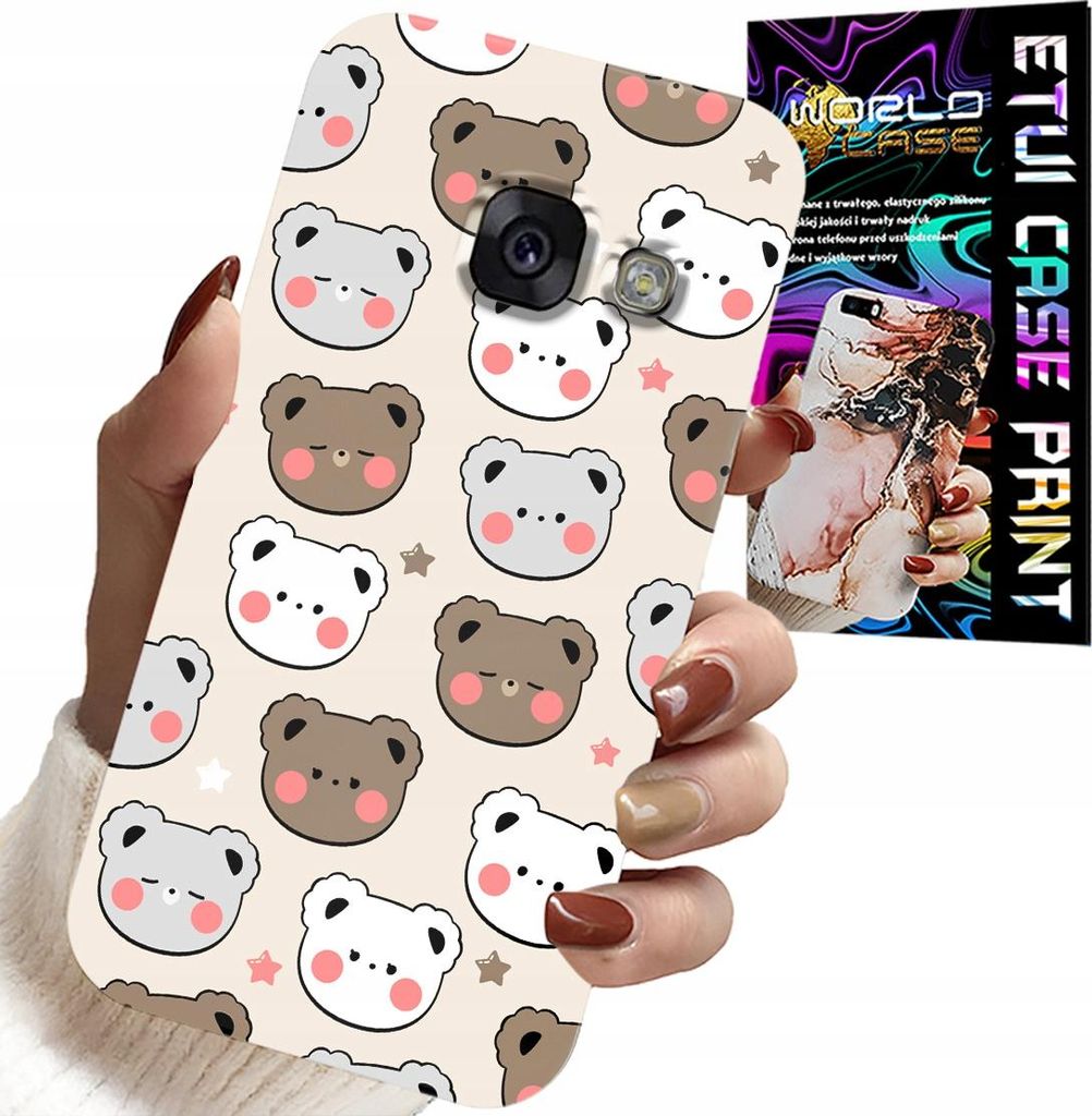 Hülle Für Samsung A5 2017 - Teddybär-Designs Für Die Kleinen + Glas