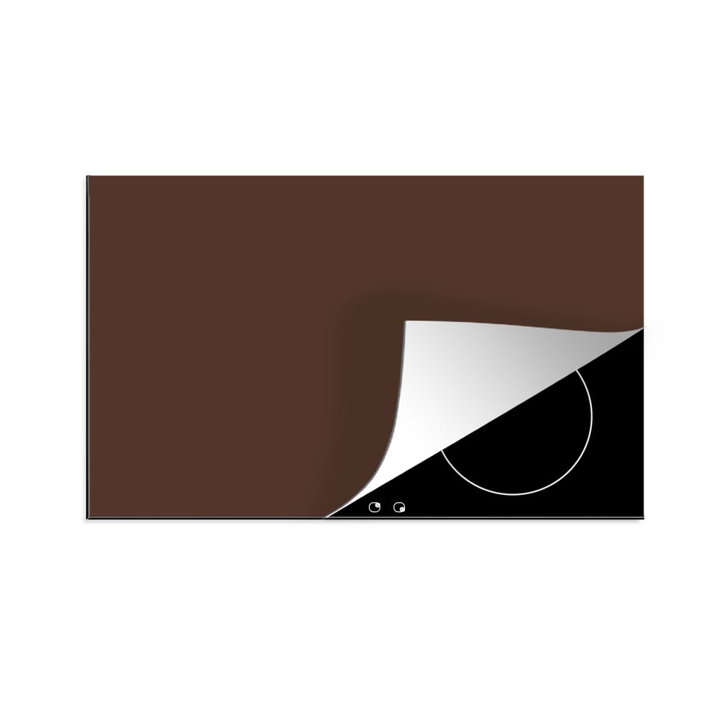 MuchoWow Herdabdeckplatte - Induktionsschutz - 80x52 cm - Herdabdeckung Matte von Vinyl - Vergrößert die Arbeitsfläche - Glaskeramikkochfeld-A...