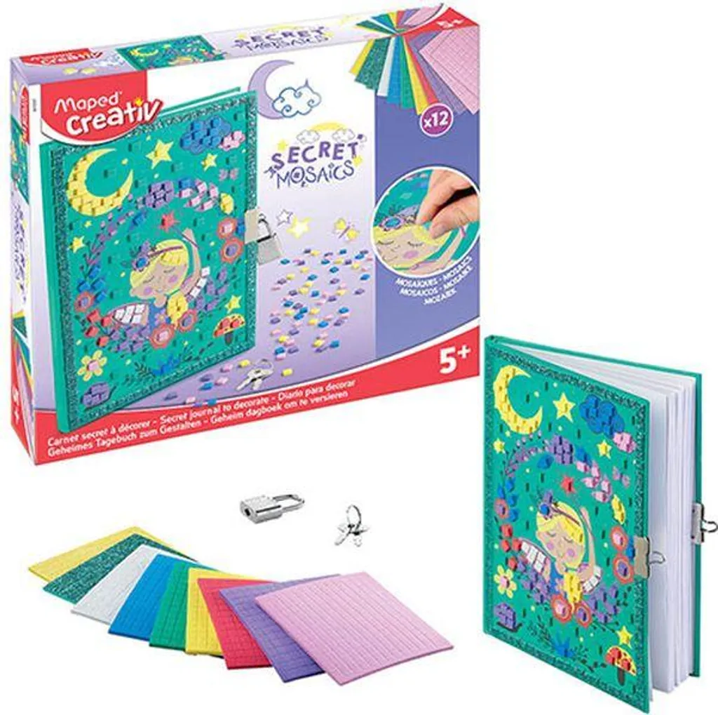 Offerta Maped Creativ 907057 - Diario Segreto con Mosaici Adesivi