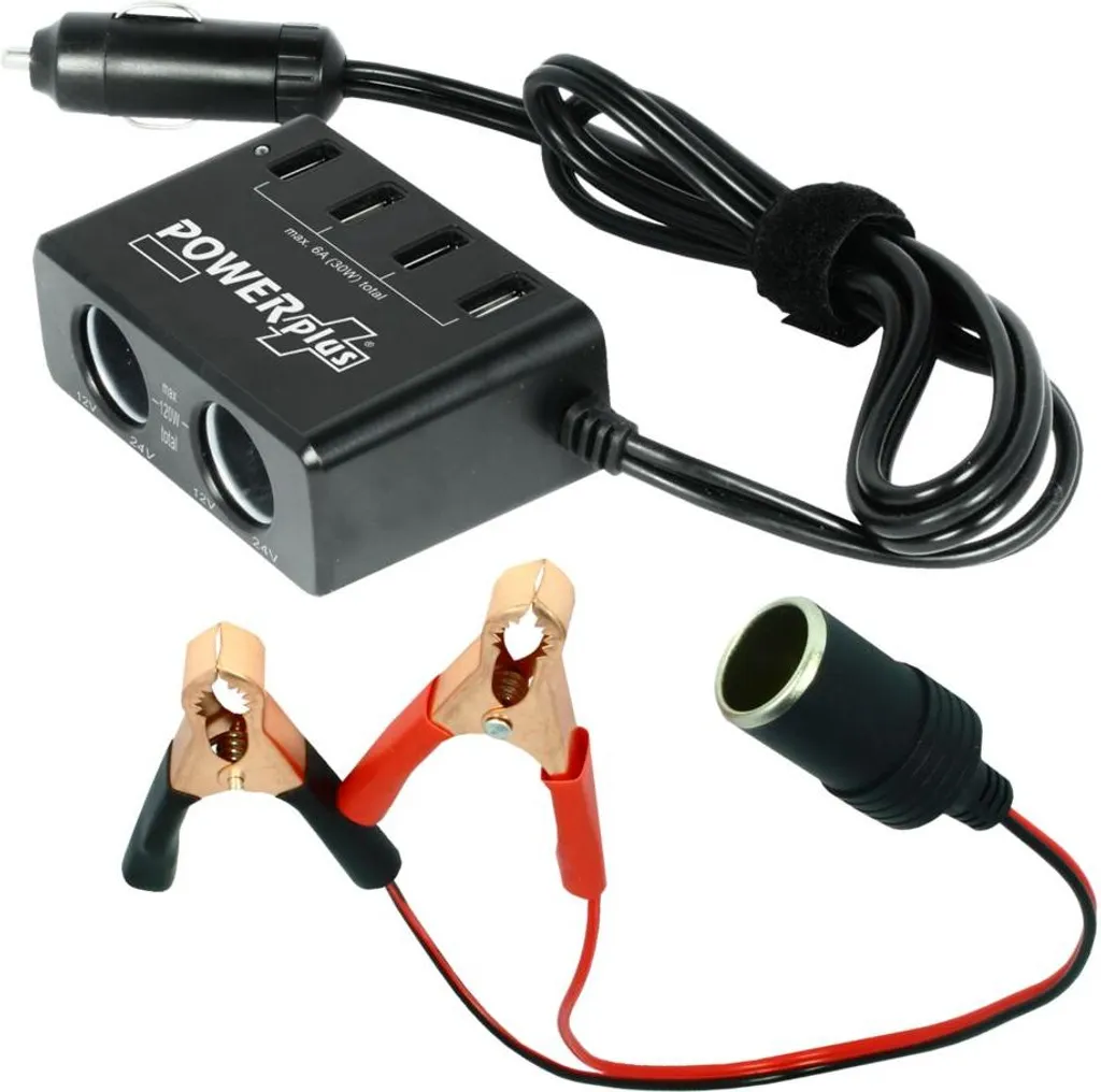 Set Accessori Batteria POWERplus Azor 12V/24V | Kit Completo Manutenzione