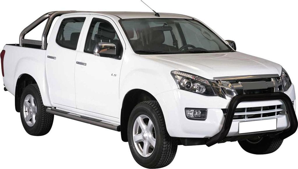 Frontbügel Frontschutzbügel für Isuzu D-Max 2012-2019 ø76mm Stahl Schwarz Schutz