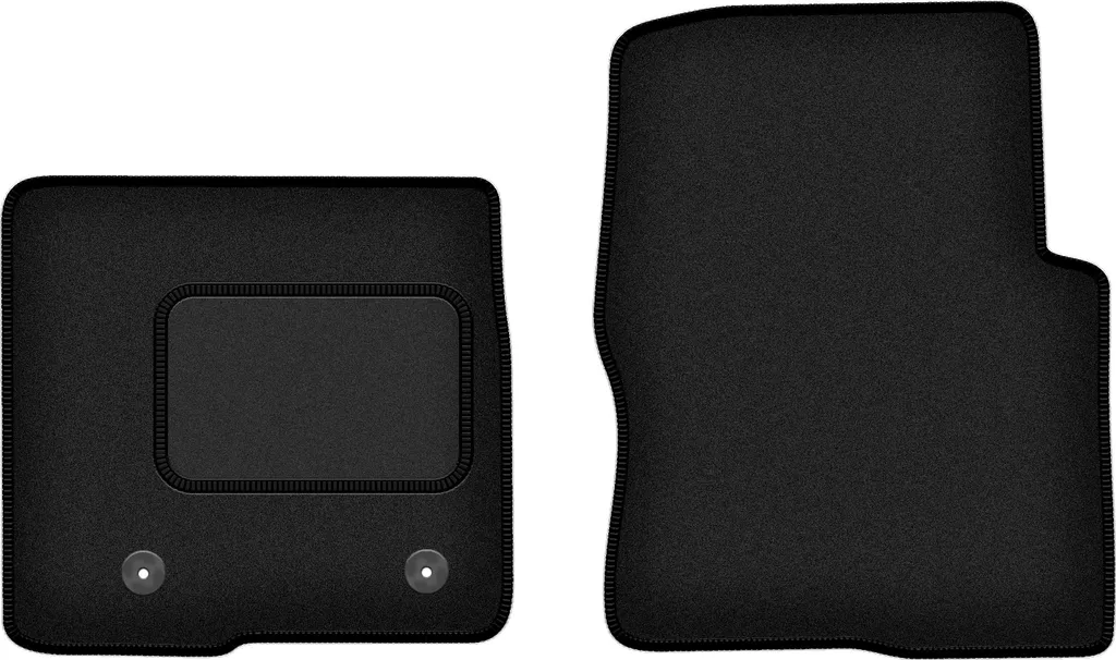 Kit 2 Tappetini Neri Ford F-150 XI Supercab 03-08 | Velour Premium
