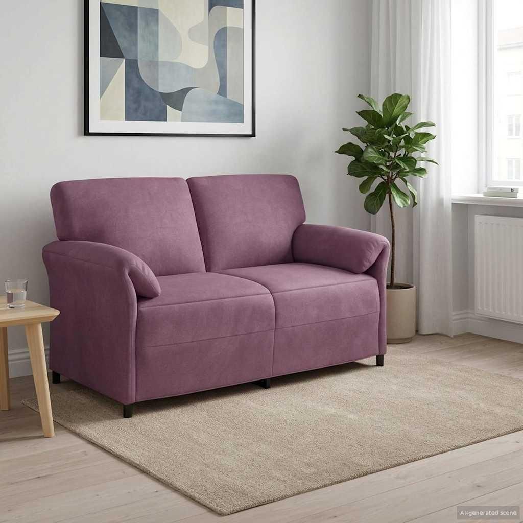 Möbel 2-Sitzer Sofa Lila 158 x 83 x 95 cm SamtKlassische Sofas - Klassische Sofas c7403