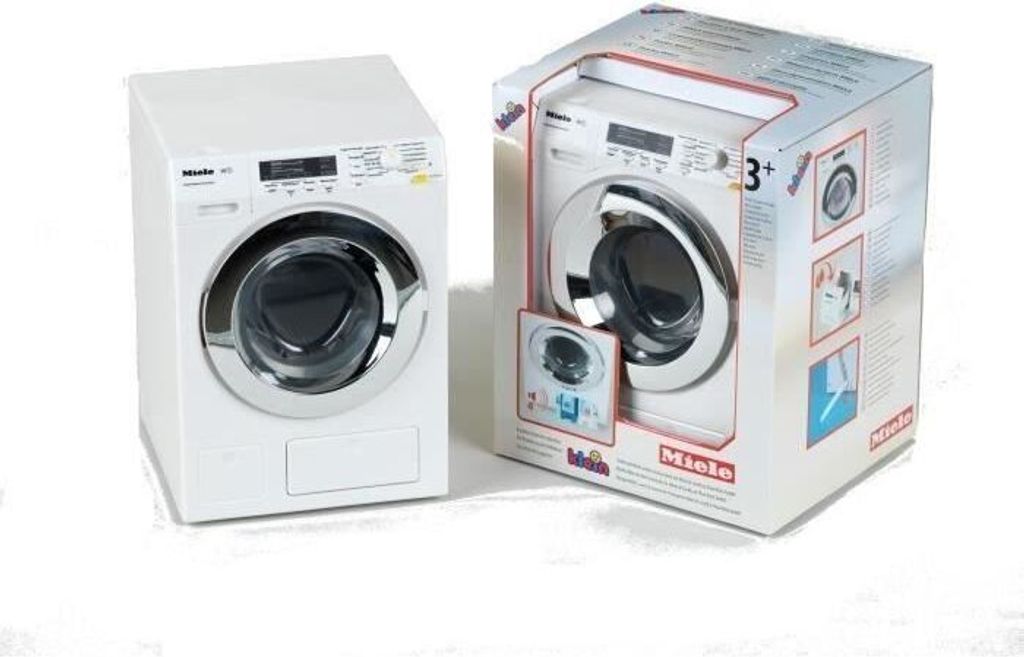 Elektronische Miele Waschmaschine für Kinder, Lichtfunktion, Realistische Geräusche, Endsignal, 26 cm