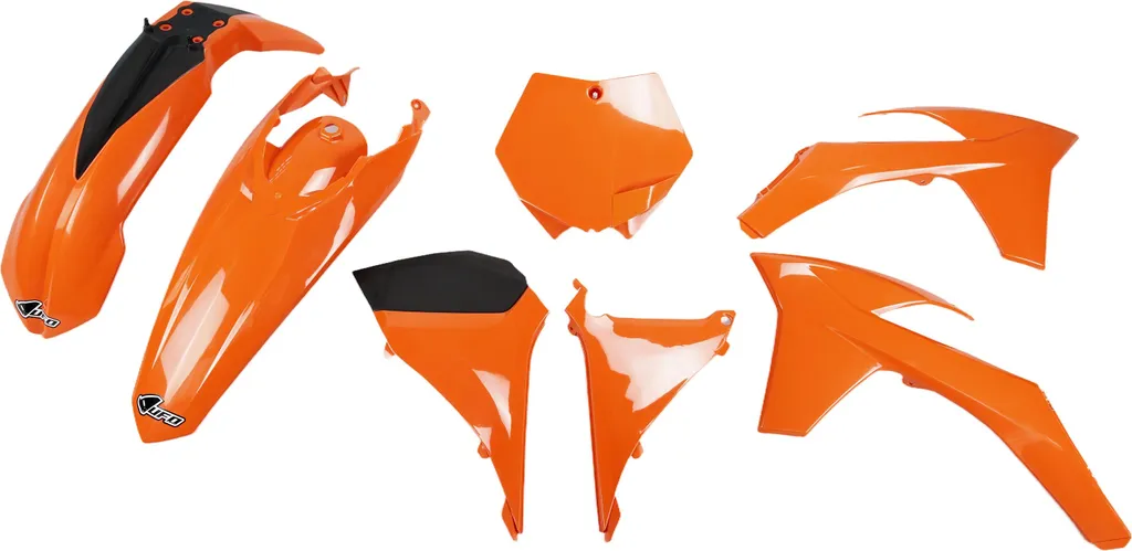 Kit carénage KTM SX 2011 orange OEM UFO Plast résistant 7 pièces