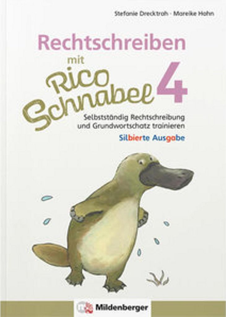 Rechtschreiben mit Rico Schnabel, Klasse 4 - silbierte Immagine del prodotto 