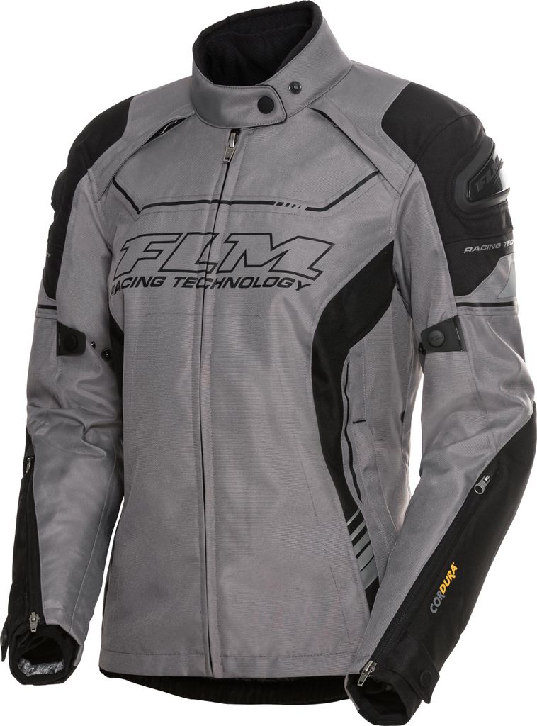 FLM Octane Damen Textiljacke - Wind- & Wasserdicht mit Protektoren