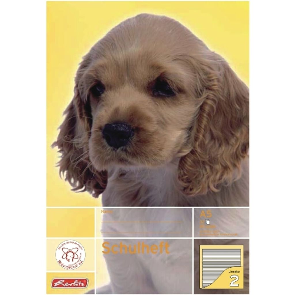 Herlitz 3320207, Mehrfarbig, 16 Blätter, Liniertes Papier, Produktbild 