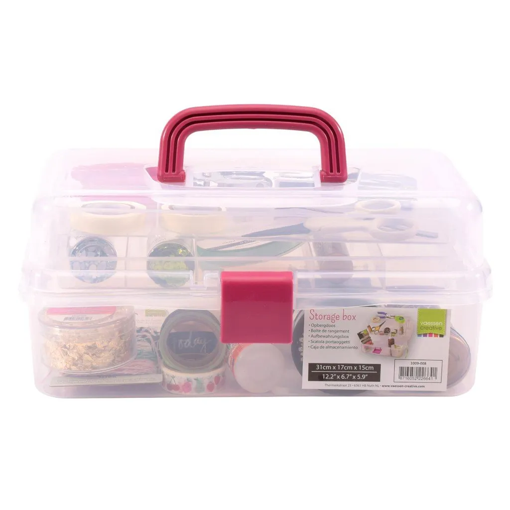 Boîte de rangement multi-compartiments robuste pour trier vos fournitures