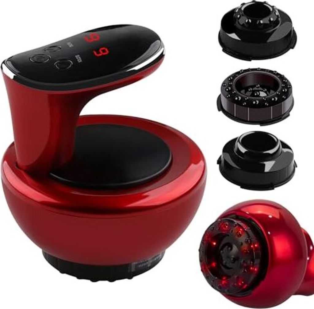 Solielab Cellulite Machine, Cellubye - Electric Suction, 3 in 1 Massagegerät, Vakuum-Massagegerät mit 9 Saugstärken & Temperatur, Anti