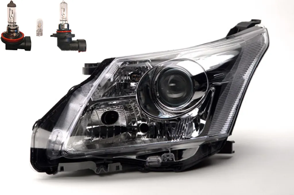 Johns, fari alogeni per Toyota Avensis T27 09-11 sinistra con lampadina