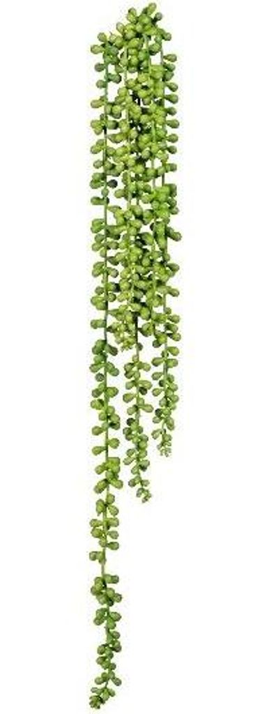 artplants.de Kunst Erbsenpflanze FERTIN, Steckstab, grün, 70cm - Künstliche Sukkulente