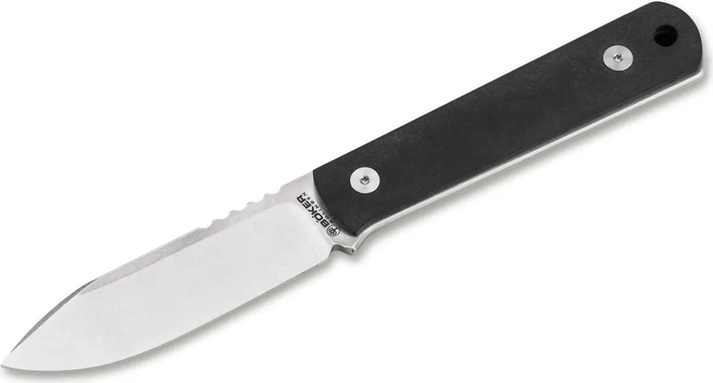 Böker BFF Packlite Couteau Magnacut avec Manche en Richlite Noir G10