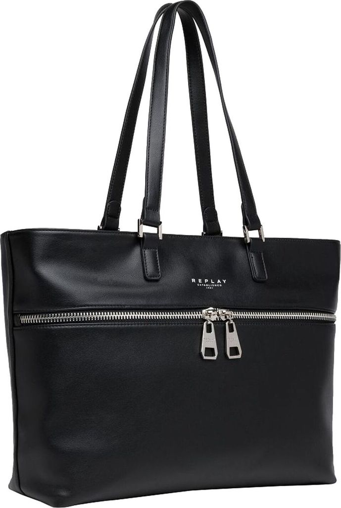 REPLAY Schultertasche Shoulder Bag Black schwarz