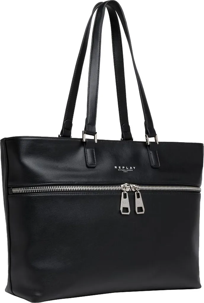 Borsa REPLAY Crossbody Black - Tracolla Donna Nera Casual Chic