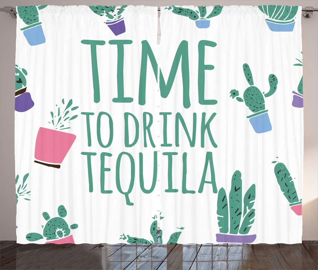 Offerta Tenda ABAKUHAUS 280x245cm Cactus Tequila con Ganci Inclusi