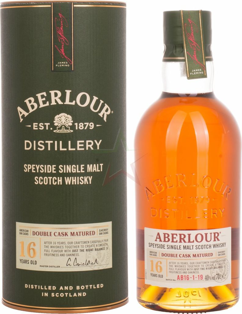 Aberlour 16 Years Old DOUBLE CASK MATURED Highland Single Malt Scotch Whisky 40,00 % 0,70 Liter