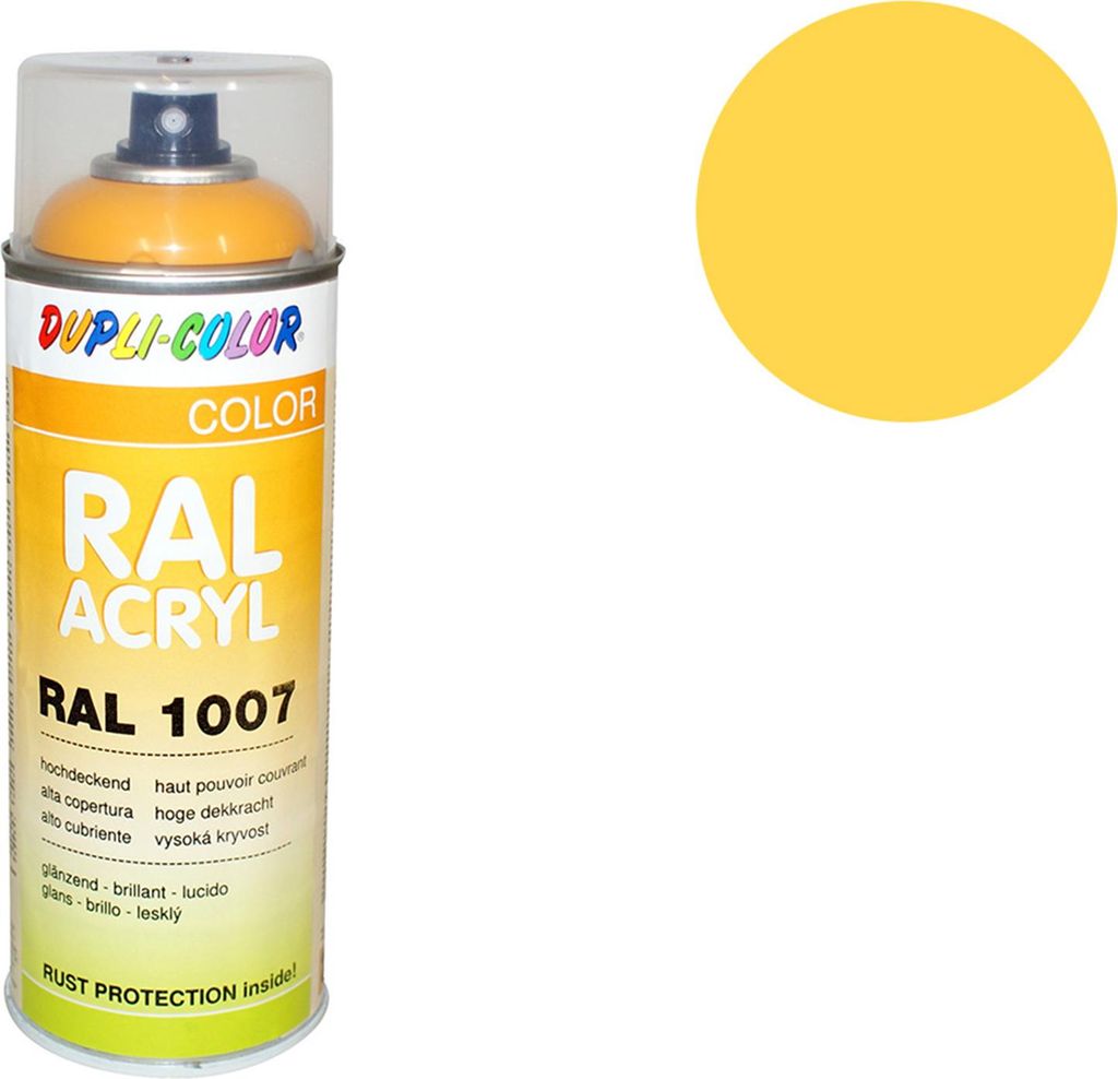Dupli-Color Acryl-Spray RAL 1018 zinkgelb, glänzend - 400 Produktbild 