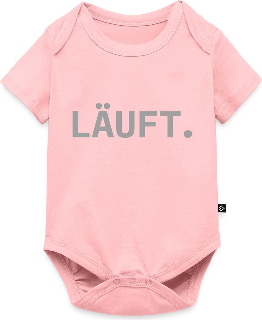 Spreadshirt Stromberg Läuft Kurzarm Tages Baby Body, 86 (12-18 M.), Rosa