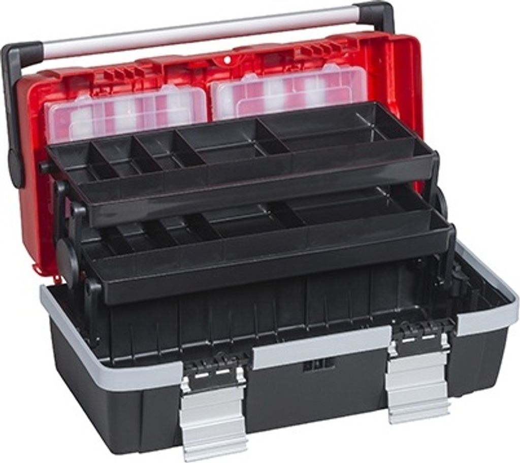 mallette à outils allit McPlus Alu >C< 18 PP rouge / Image du produit 