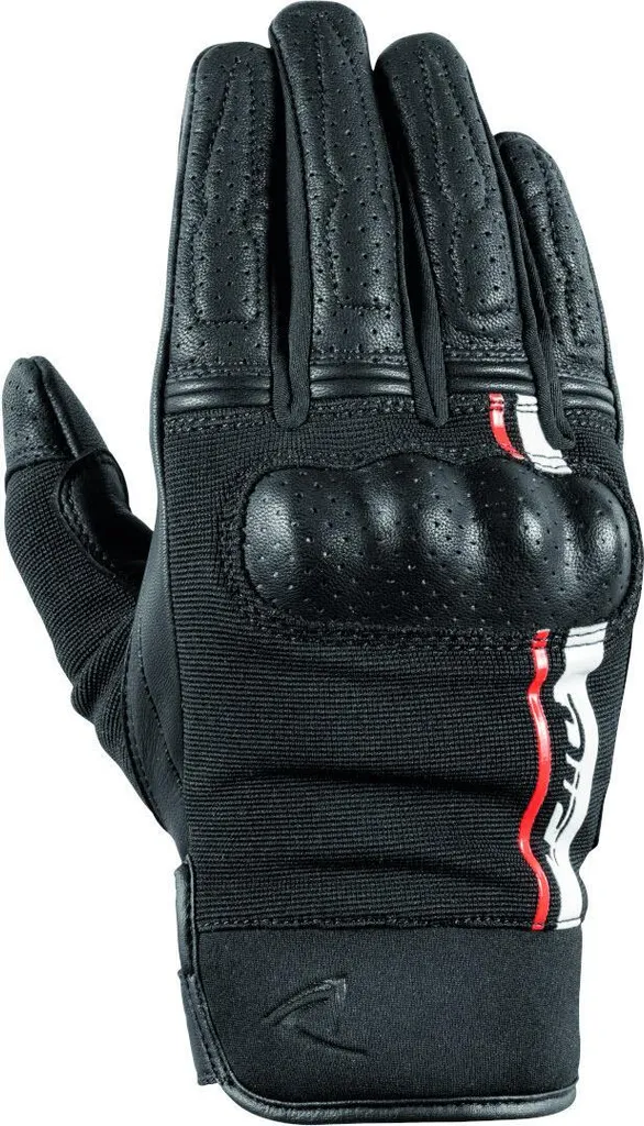 Guanti Moto Estivi DIFI Reptile L - Pelle Traforata Protezioni Nocche
