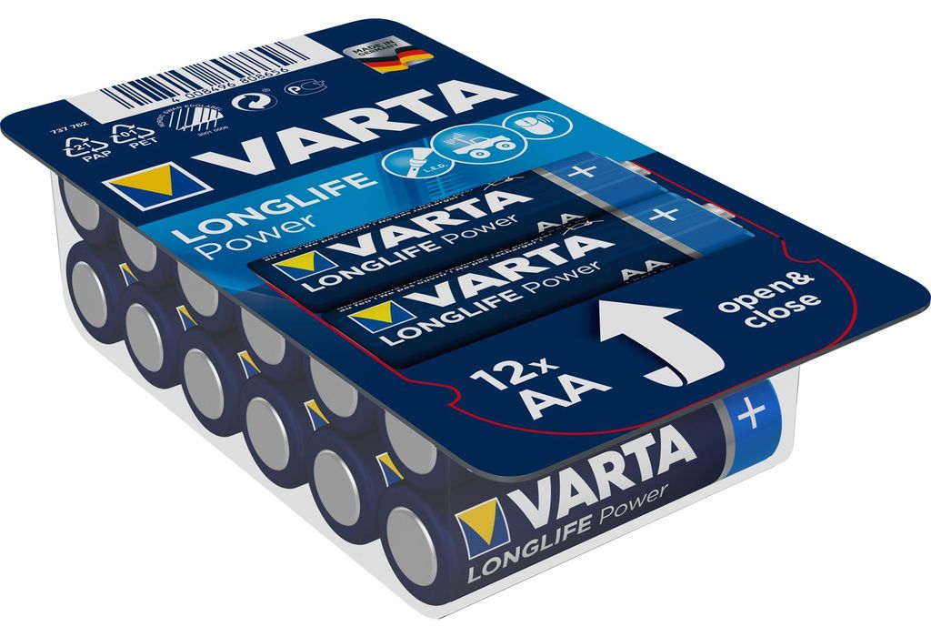 VARTA Batterien „Longlife Power“ 4906301112 Highen. Aa 12erbox