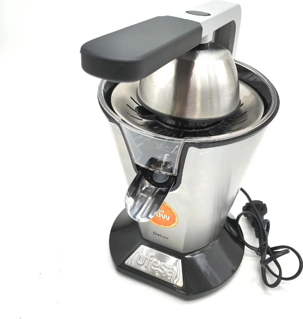 Presse-agrumes Ufesa 600W idéal pour des petits-déjeuners sains et rapides