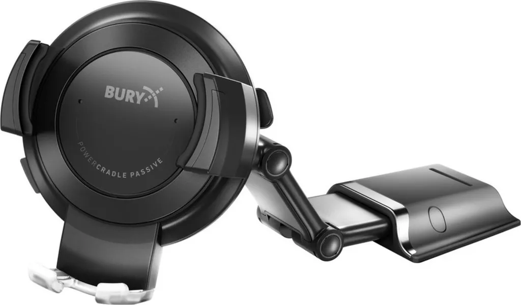 Bury PowerKit Support Passif Universel pour Smartphone - Noir Robuste