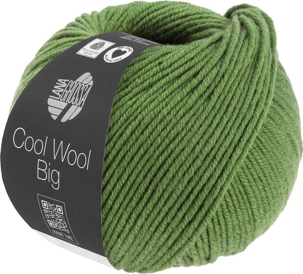 Lana Grossa - Cool Wool Big Melange 1634 grün meliert