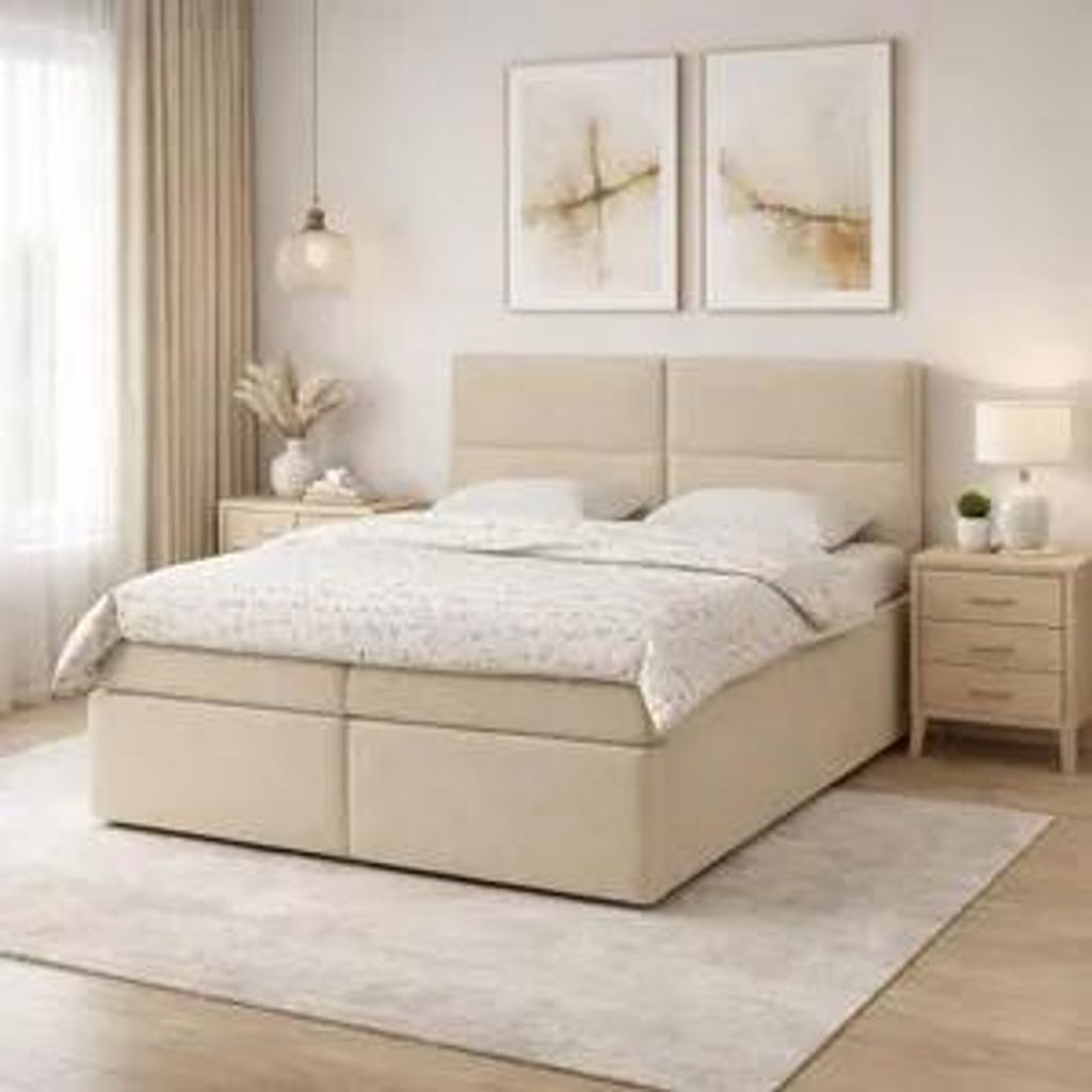 Boxspringbett Monaco 140x200 Gerra 80 MIPLO
