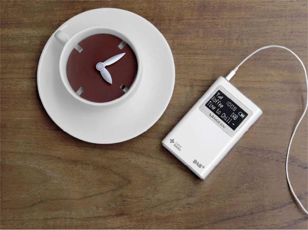 Sangean DPR-39 (Pocket 390), wit Productafbeelding 