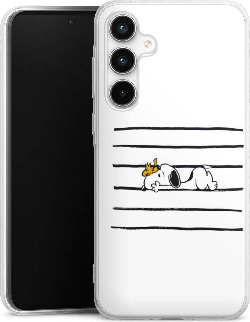 DeinDesign Handyhülle für Samsung Galaxy A35 5G Silikon Hülle Case Smartphone Schutzhülle Hund Peanuts Snoopy